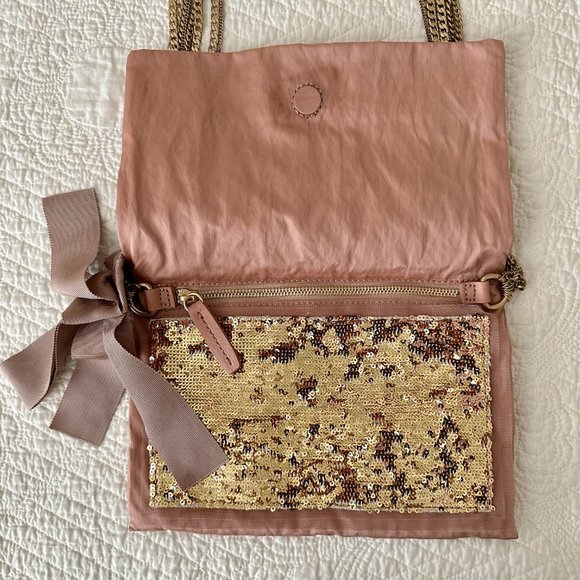 Rare NWT J.Crew Collection Sequin Galaxy Bag Purse - Picture 11 of 16